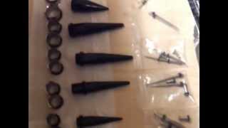 Every stretchgauge size with tunnels and plugs [upl. by Nnod411]