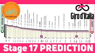 Giro dItalia 2023 Stage 17 PREVIEW  FAVOURITES  PREDICTION [upl. by Maleeny]