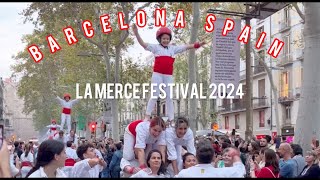 LA MERCE FESTIVAL 2024 BARCELONA SPAIN 20092024 [upl. by Gale71]