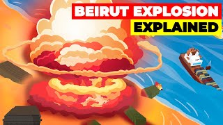 Beirut Explosion EXPLAINED Why It Was So Destructive  Disaster Infographics [upl. by Niatsirt]