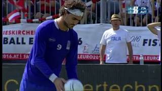 Faustball EM 2016  Spiel um Platz 3  Italien  Österreich  HIGHLIGHTS [upl. by Ahcarb]