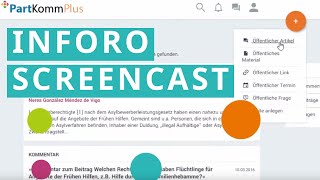 Screencast  Inforo [upl. by Dnomyar]