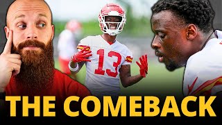 Chiefs DB Nazeeh Johnson shares about torn ACL Sneed trade standout new teammates and more [upl. by Enelyak]