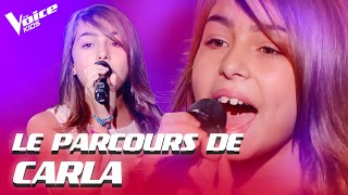 Le Parcours de Carla gagnante de la Saison 1  The Voice Kids 2014 [upl. by Matthei]