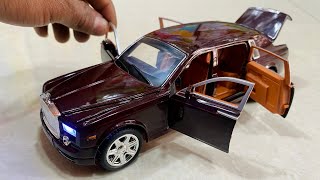 Diecast 124 Rolls Royce Model Car Unboxing  Metal Model Cars Review [upl. by Guevara403]