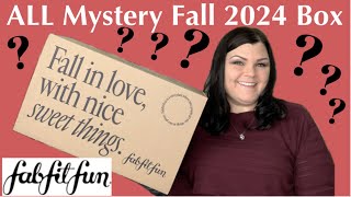 Check Out My ALL Mystery Choice Fall 2024 FabFitFun Box [upl. by Randolph]