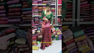 1minutes sarees cash on delivery available 1minutesarees readymadesaree weddingwear silksarees [upl. by Revilo7]