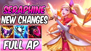 NEW MASSIVE SERAPHINE CHANGES  FULL AP SERAPHINE  New Build amp Runes  League of Legends [upl. by Hoban]