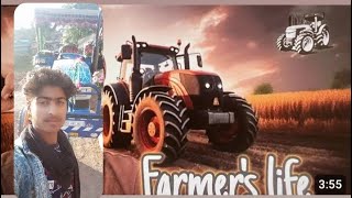 Farmers life  Jatt life  farmer khetibadi farming tractorloverM4A128K [upl. by Enitsenre]