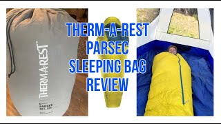 ThermaRest Parsec Sleeping Bag Review [upl. by Scevor]