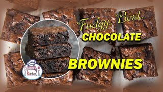 Best Fudgy Chocolate Brownies [upl. by Eltrym41]