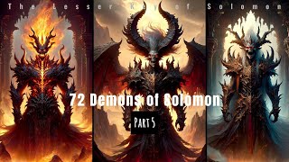 MythologyDemon Sigil 72 Demons of Solomon  Part 5 [upl. by Hplodur]