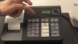 Casio SES10 How to use the Error correct cancel function button key [upl. by Meece]