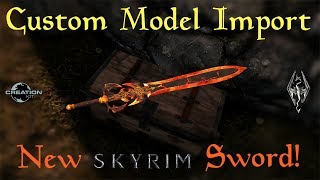 🔴Skyrim Mod Showcase 3  CUSTOM WEAPON MOD quotSWORD OF FIERY DARKNESSquot XboxPC Mods 2018 [upl. by Chuck644]