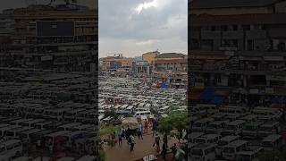 Kampala crowded Taxie Station travel africa [upl. by Ivanah]