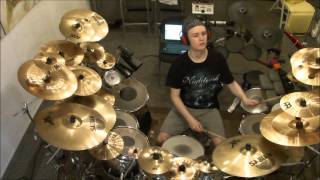 NightwishDevil And The Deep Dark Ocean Drum Cover [upl. by Ebsen]