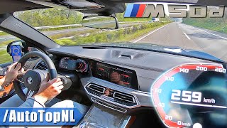 BMW X5 M50d G05 400HP TOP SPEED on AUTOBAHN NO SPEED LIMIT by AutoTopNL [upl. by Olrak]