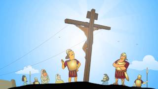 The Easter story animated 13  Jesus is nailed to a cross HD [upl. by Notslar]