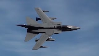 Low level RAF Tornado GR4 Mach Loop Wales [upl. by Ariek365]