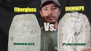 Can DIY Fiberglass outperform UHMWPE  Todays body armor of choice [upl. by Attenov]