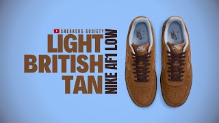 LIGHT BRITISH TAN 2024 Nike Air Force 1 Low  DETAILED LOOK  PRICE [upl. by Najram]