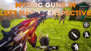 quotMYTHIC GUNSquot and quotMYTHIC Weapon inspectionquot in New quotLeft hand perspective featurequot [upl. by Lili]