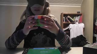 Solving a rubiks cube blindfolded in 433712 minutes [upl. by Naman618]