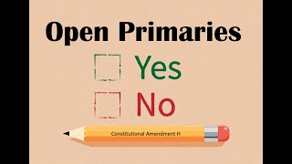 Amendment H  SD Open Primary Amendment Explained [upl. by Ifen230]