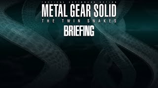 Metal Gear Solid The Twin Snakes Ger  0 Briefing [upl. by Ilyk]