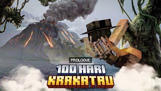 100 Hari di Minecraft Gunung Krakatau  Prologue [upl. by Alidus]