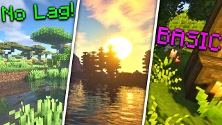 5 Basic No Lag Shaders For MCPE 117  Minecraft Pocket Edition [upl. by Fawcett]