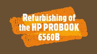 Hp ProBook 6560B reinstall of windows 10 pro and refurbishing [upl. by Arhna]