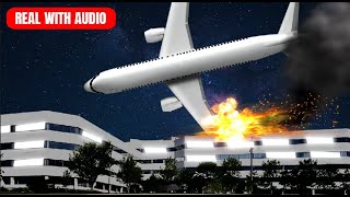 Boeing 747 CRASHES Just After Take Off In Europe with real audio [upl. by Malcom]