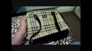 An Example of a Fake Burberry Handbag [upl. by Mastrianni793]