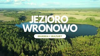 Jezioro Wronowo  Dron  4K [upl. by Ynnahc]