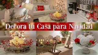 Decoración Navideña de sala y comedor 2023  Christmas Decor Ideas  Christmas Decorate with me 2023 [upl. by Terryn888]