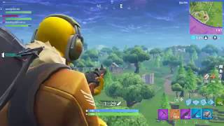 Fortnite 286 meter jumping noscope with hunting rifle [upl. by Nelly689]