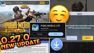 PUBG MOBILE LITE DOWNLOAD 0270 NEW UPDATE 😍 PUBG LITE LOADING PROBLEM FIX I CRASH FIX I NEW GUN [upl. by Junna966]