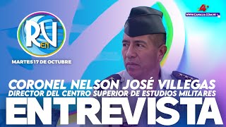 Coronel Nelson Villegas en la Revista En Vivo con Alberto Mora – 17 de octubre del 2023 [upl. by Fulviah]