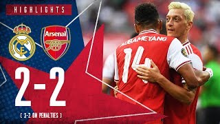 HIGHLIGHTS  Real Madrid 22 Arsenal  32 on penalties  ICC 2019 [upl. by Eigriv82]