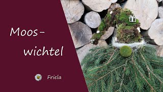 Weihnachtswichtel aus Tannenzweigen und Moos selber machen I DIY I Anleitung [upl. by Ellehcram]