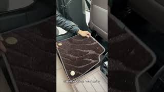 Nappa leather car floor mat [upl. by Anoj934]