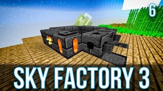 ORE DOUBLING USING A SMELTERY  SKY FACTORY 3  EPISODE 6 [upl. by Monaco]