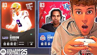 OPENING MY PREORDER PACKS FOR COLLEGE FOOTBALL 25 ULTIMATE TEAM WHICH CARDS SHOULD YOU CHOOSE [upl. by Raseta115]