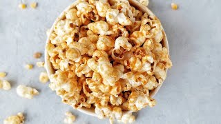 LIGHT CARAMEL POPCORN  BEST POPCORN RECIPE [upl. by Tomasz]