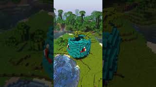 Minecraft Build Ivysaur  Pokemon shorts myf02 minecraft [upl. by Newbill744]