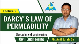 Darcys Law of Permeability  Lecture 2  Geotechnical Engineering [upl. by Efar]