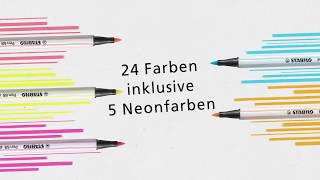 Entdecke jetzt die neuen Pen 68 brush von Stabilo [upl. by Notfilc946]