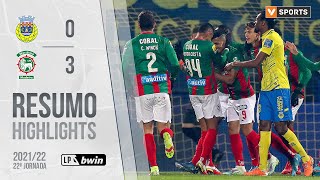 Highlights  Resumo FC Arouca 03 Marítimo Liga 2122 22 [upl. by Ennagem]