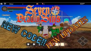 7 Deadly sins retribution NEW CODETalk on new secret windYunoformthe northnew updates [upl. by Garrison]